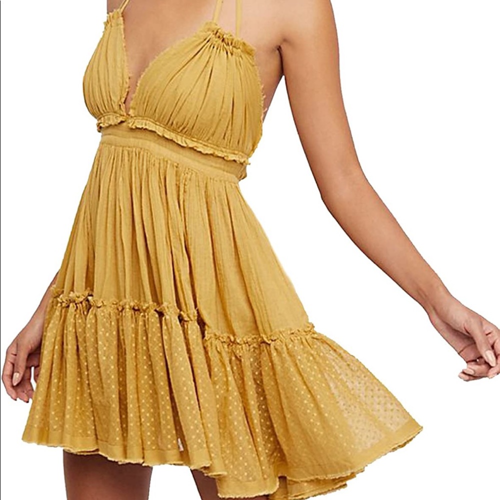 Womens Summer Halter Deep V Neck Mini Short Dress